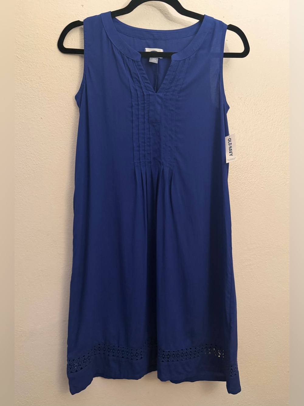 NEW Old Navy Girls Kids Blue Pintuck Shift Dress XL 14-16 New With Tags